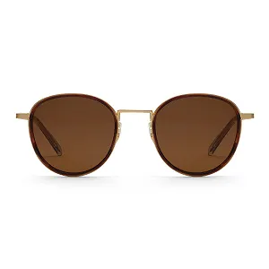 Солнцезащитные очки Круглые женские TAKE A SHOT Ada, оправа из нержавеющей стали, ацетатное кольцо Windsor, UV400 synthetic.ua - Фото 1