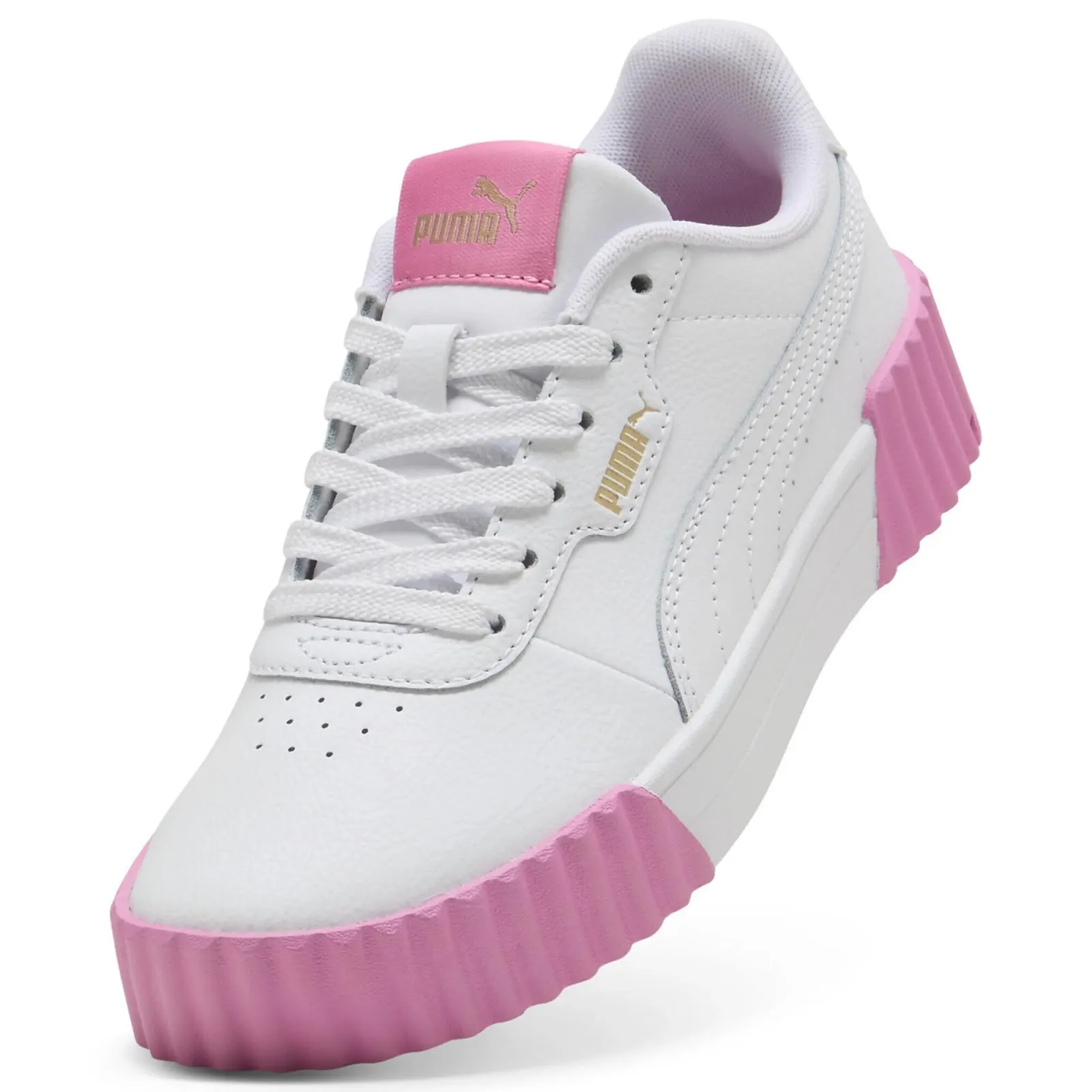 Кроссовки PUMA Carina 3.0 Jr. Кожаные Белый, фото №6