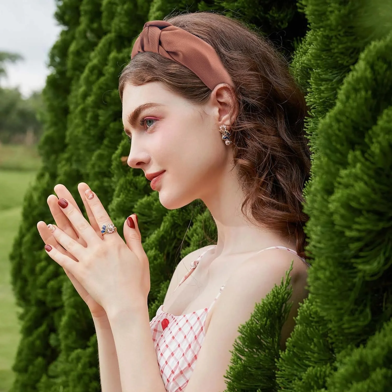 Набір обручів на голову 4 шт, Леопардовий принт, фото №5