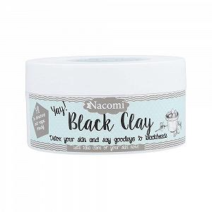 Маска для лица и тела Nacomi Natural Black Clay, 90 г - Фото 1
