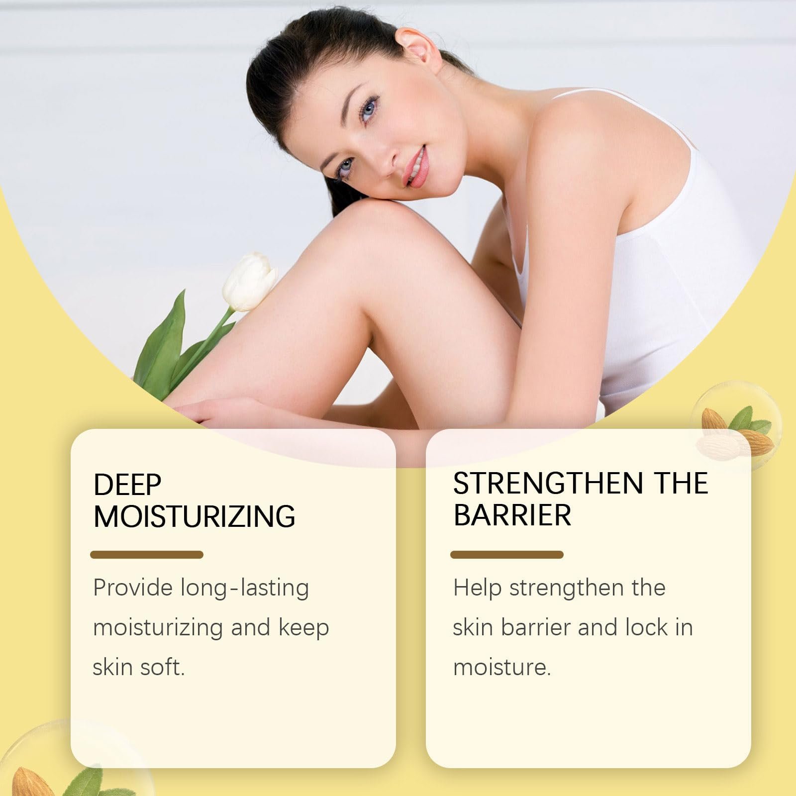 Олія для душу Зволожуюча з олією солодкого мигдалю та вітаміном E, фото №5