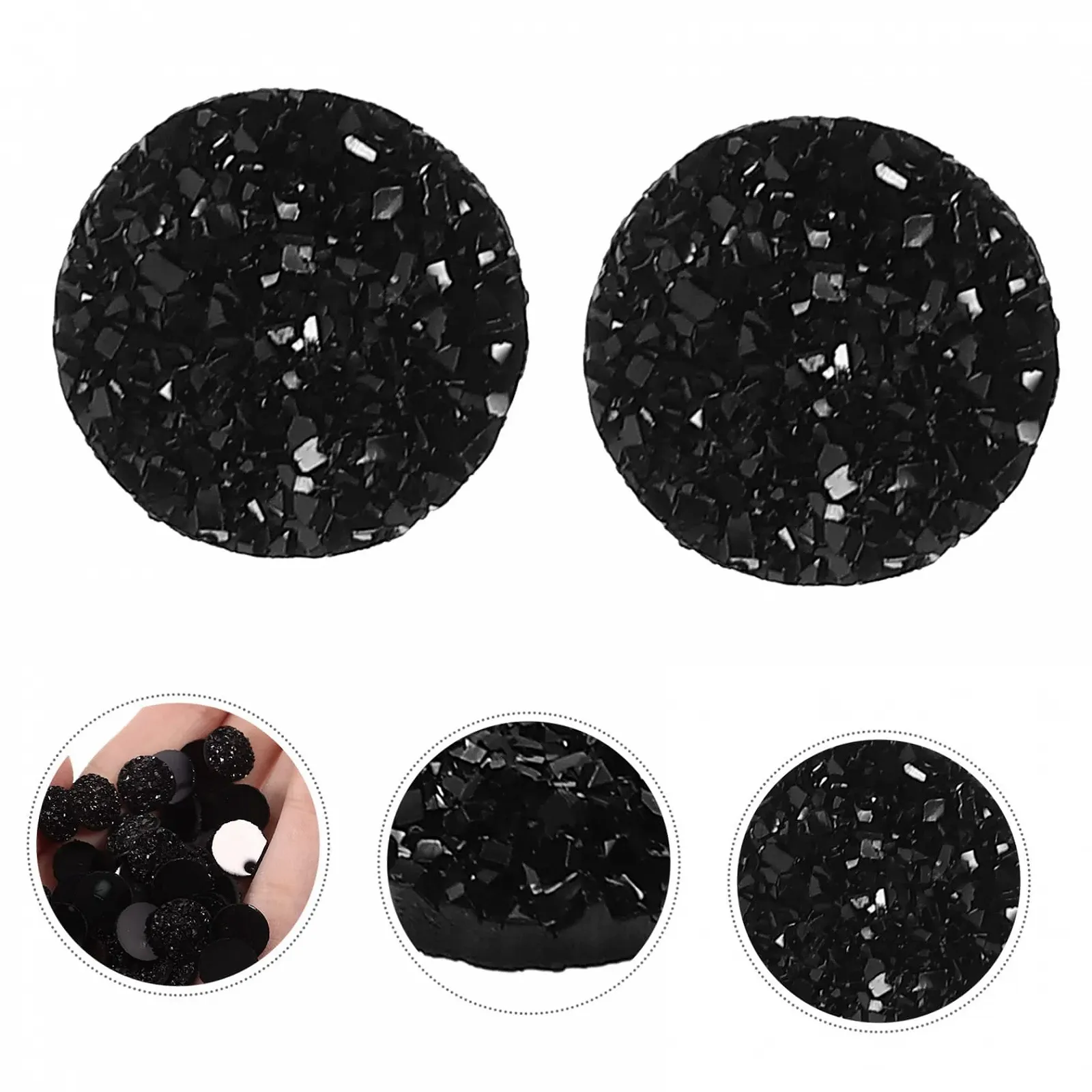 Стрази Плоскі Healeved 400 шт. для DIY прикрас, рукоділля та оздоблення, блискучі камені для творчих проєктів, фото №4