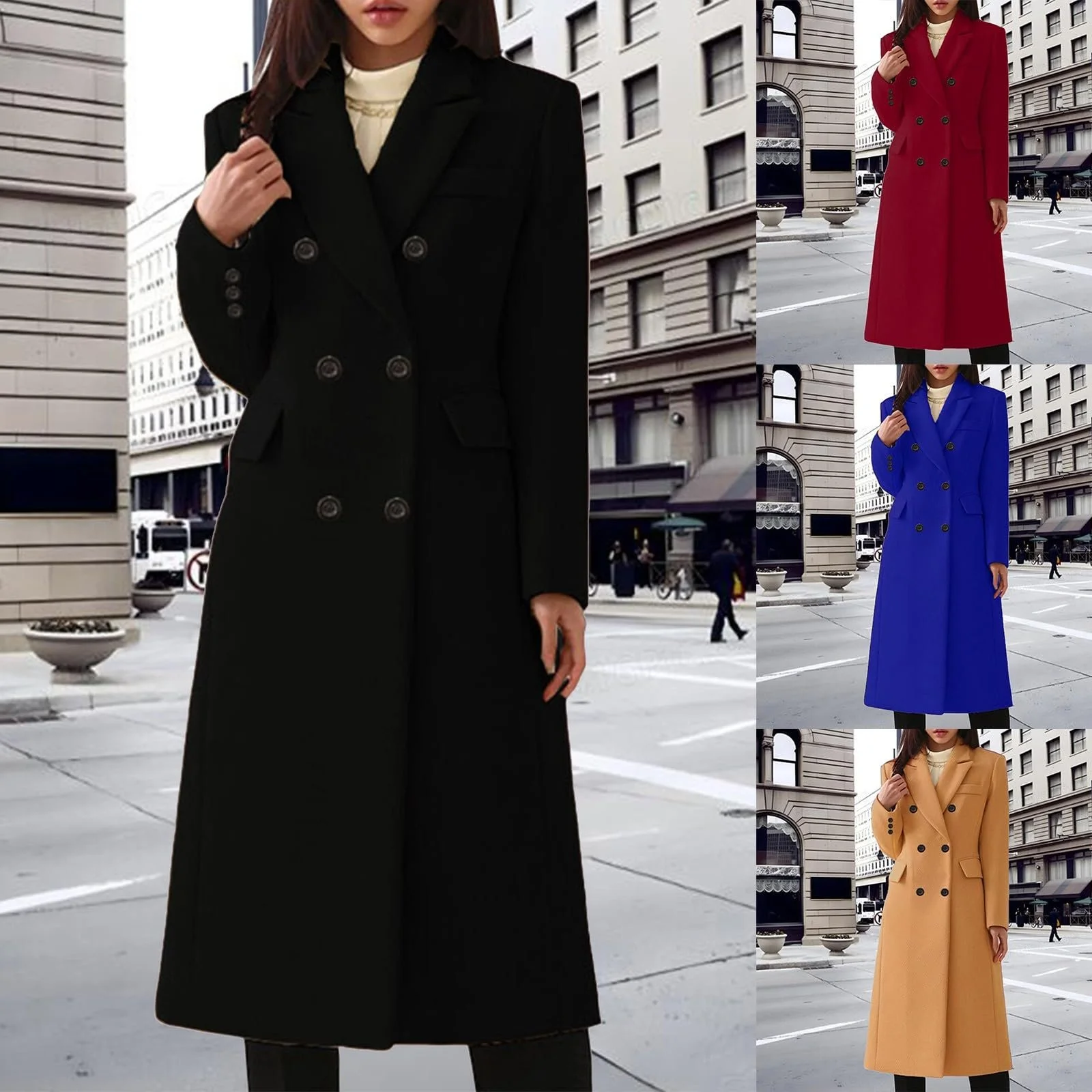 Женское длинное пальто шерстяное, фото №5 Женское длинное пальто шерстяное, фото №5