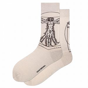 Носки Art Gustav Klimt, Mondrian, Van Gogh, Franz Marc, Friedrich, Munch - Фото 1