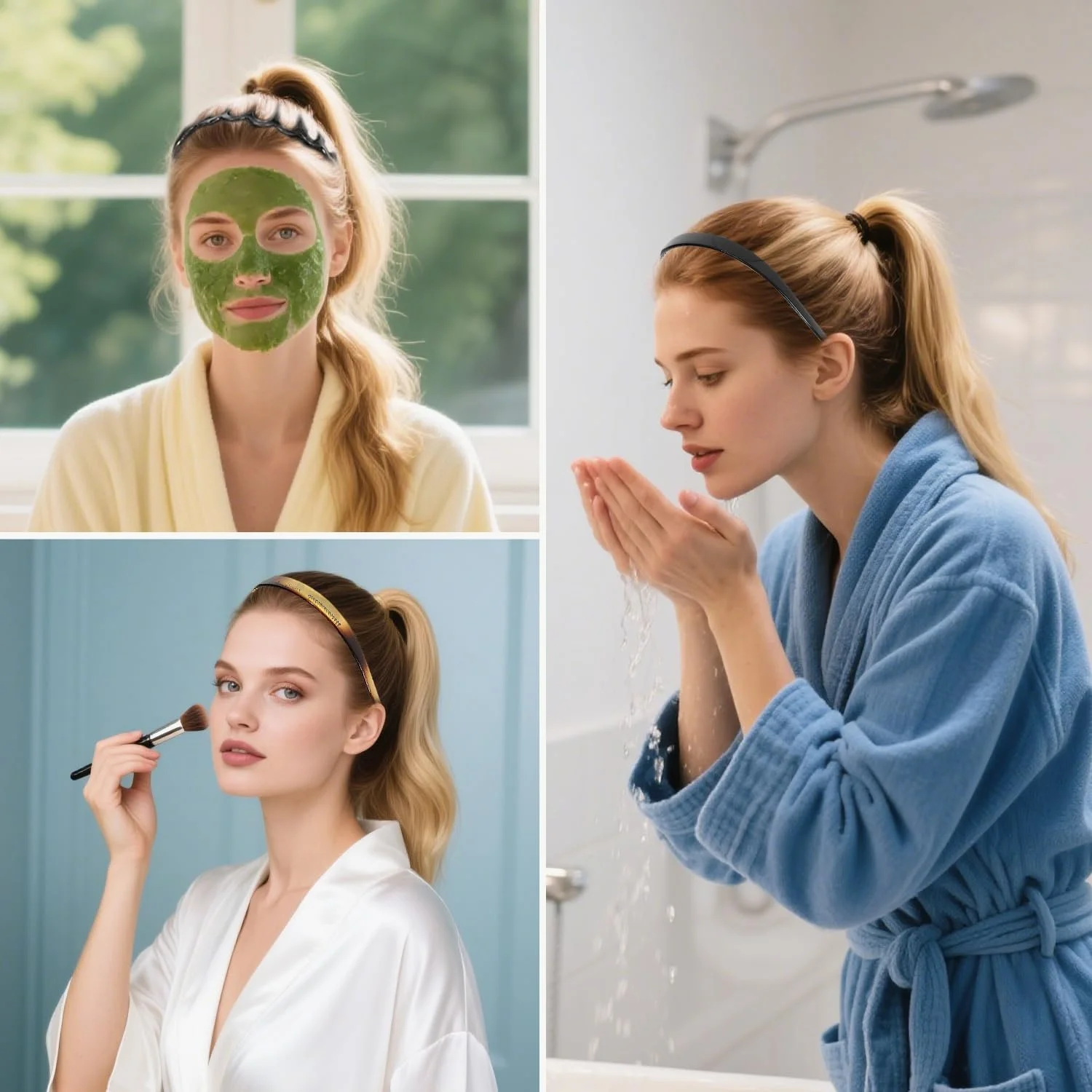 Набір гребінців-обручів для волосся без тиску, фото №5