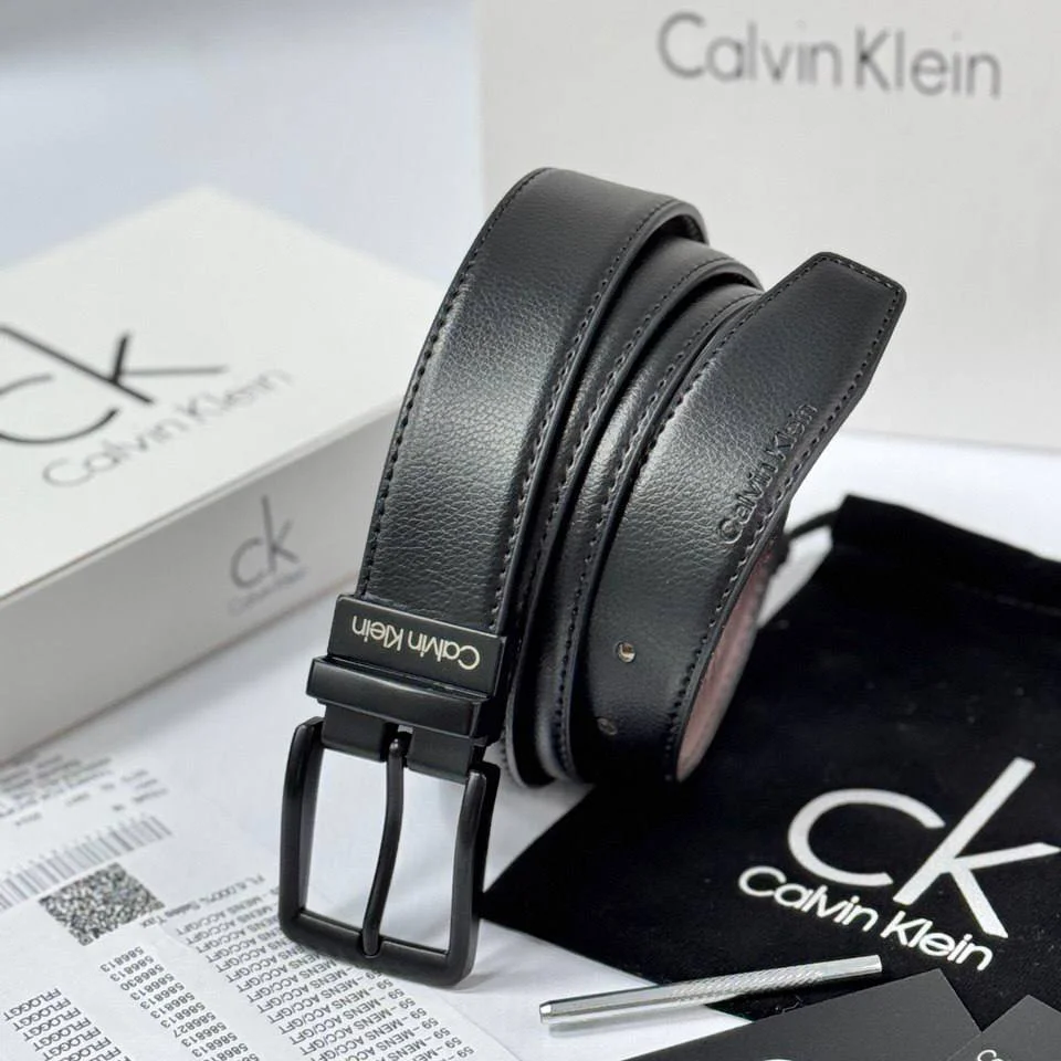 Шкіряний ремінь Calvin Klein подарунковий набір для чоловіка, фото №4