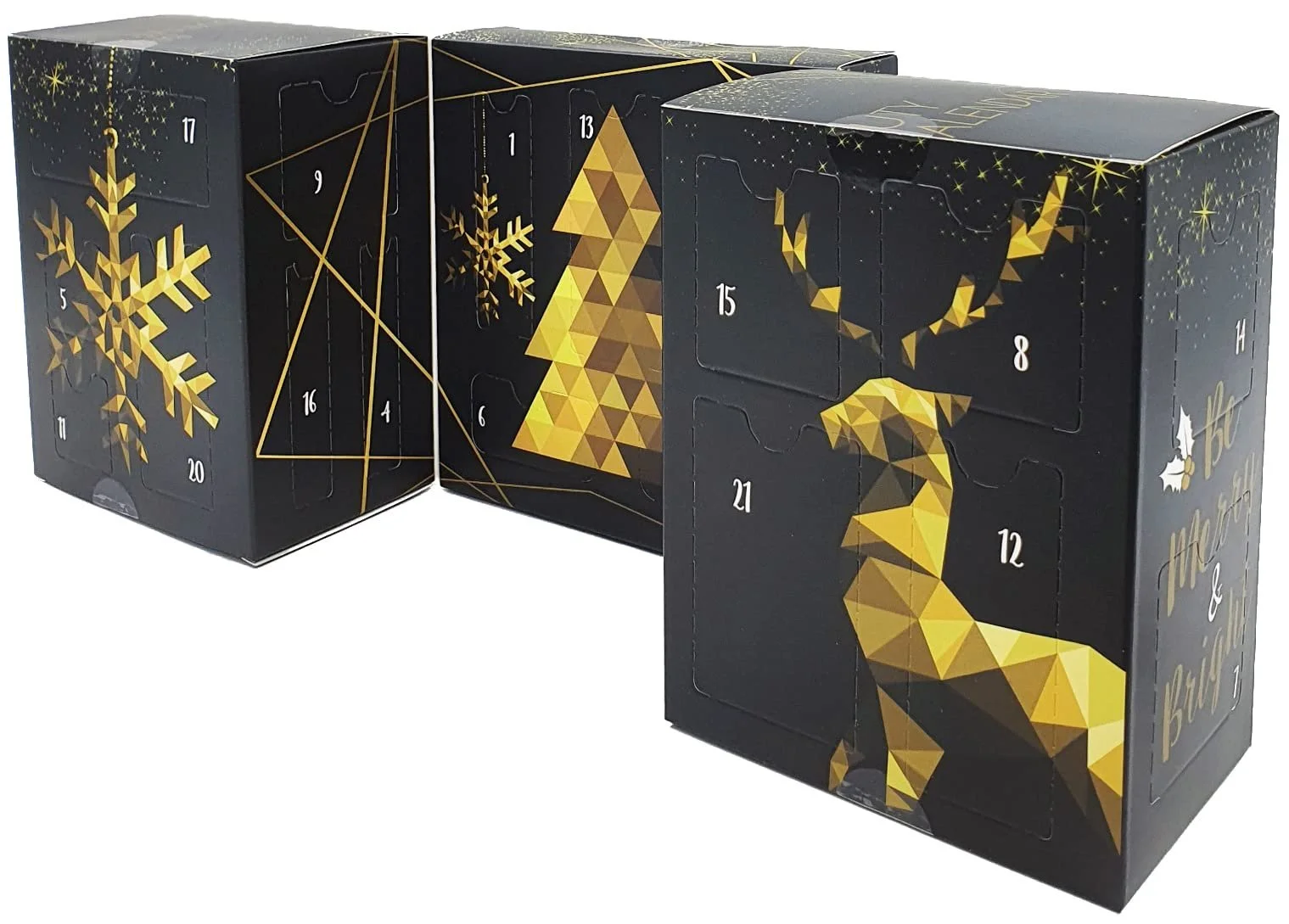 Адвент-календар для жінок Golden Deer Beauty з макіяжем та лаком для нігтів, Cube Fold, Cube Cosmetics, фото №2 Адвент-календар для жінок Golden Deer Beauty з макіяжем та лаком для нігтів, Cube Fold, Cube Cosmetics, фото №2