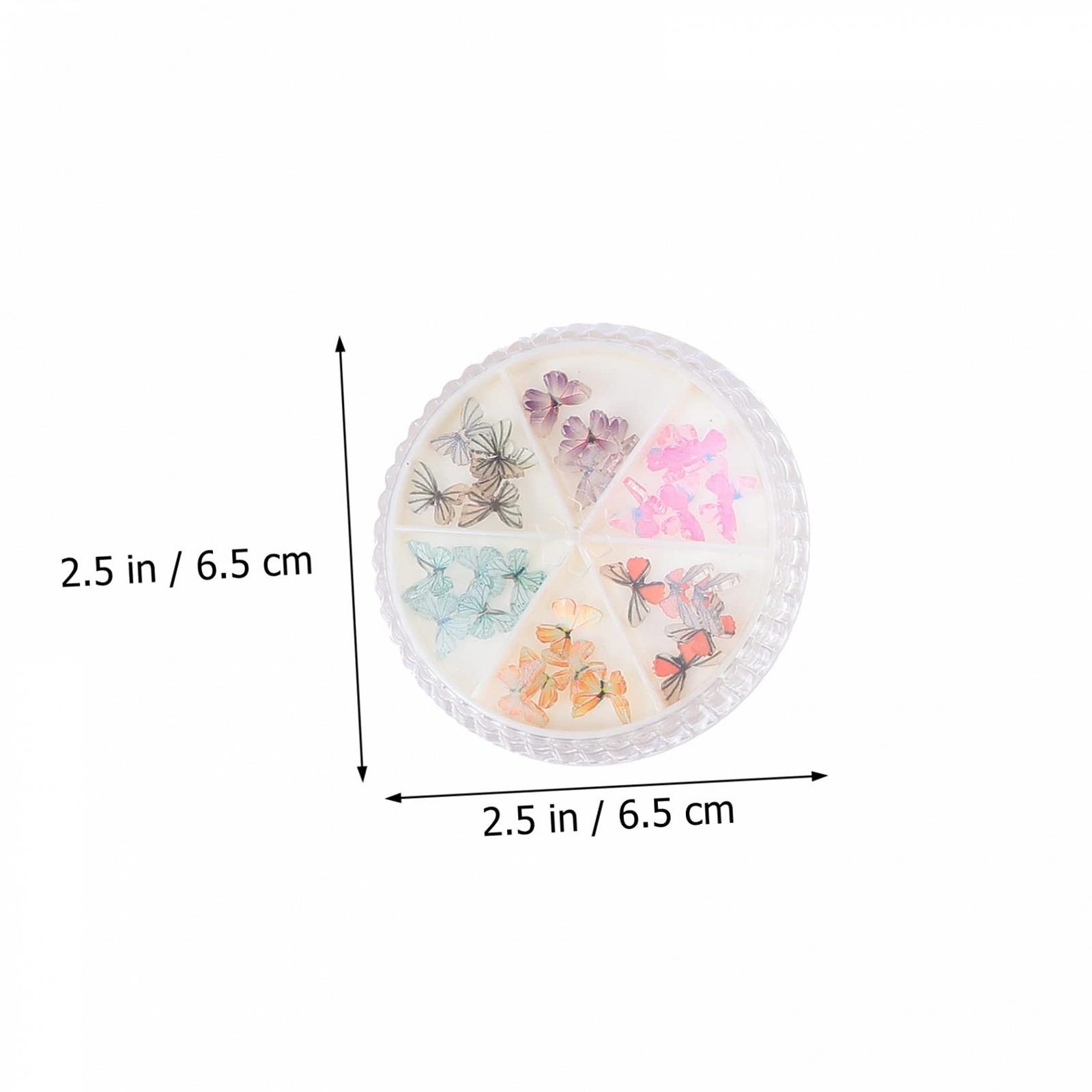 Прикраса для нігтів Метелик Healeved Діаманти Стрази Метелик, фото №5