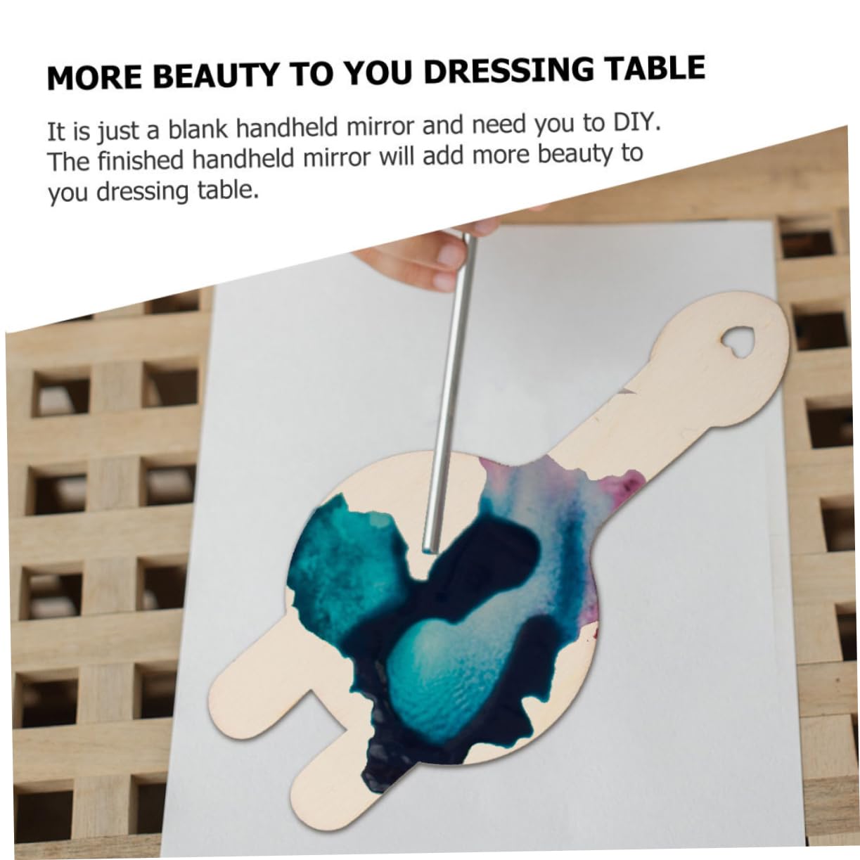 Зеркало Angoily Маленькое Белое Дерево Ребёнок, фото №2 Зеркало Angoily Маленькое Белое Дерево Ребёнок, фото №2