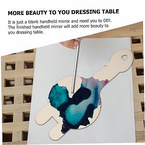 Зеркало Angoily Маленькое Белое Дерево Ребёнок synthetic.ua - Фото 1