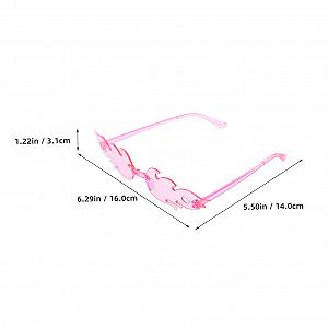 Сонцезахисні Окуляри Flammen Серце Рожевий synthetic.ua - Фото 1