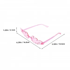 Солнцезащитные очки Flammen Сердце Розовый synthetic.ua - Фото 1