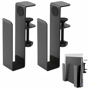 Полка на стол FAMKIT, 2 шт, держатель для ноутбука, регулируемая, нержавеющая сталь, вертикальная, навесная, не требует сверления - Фото 1