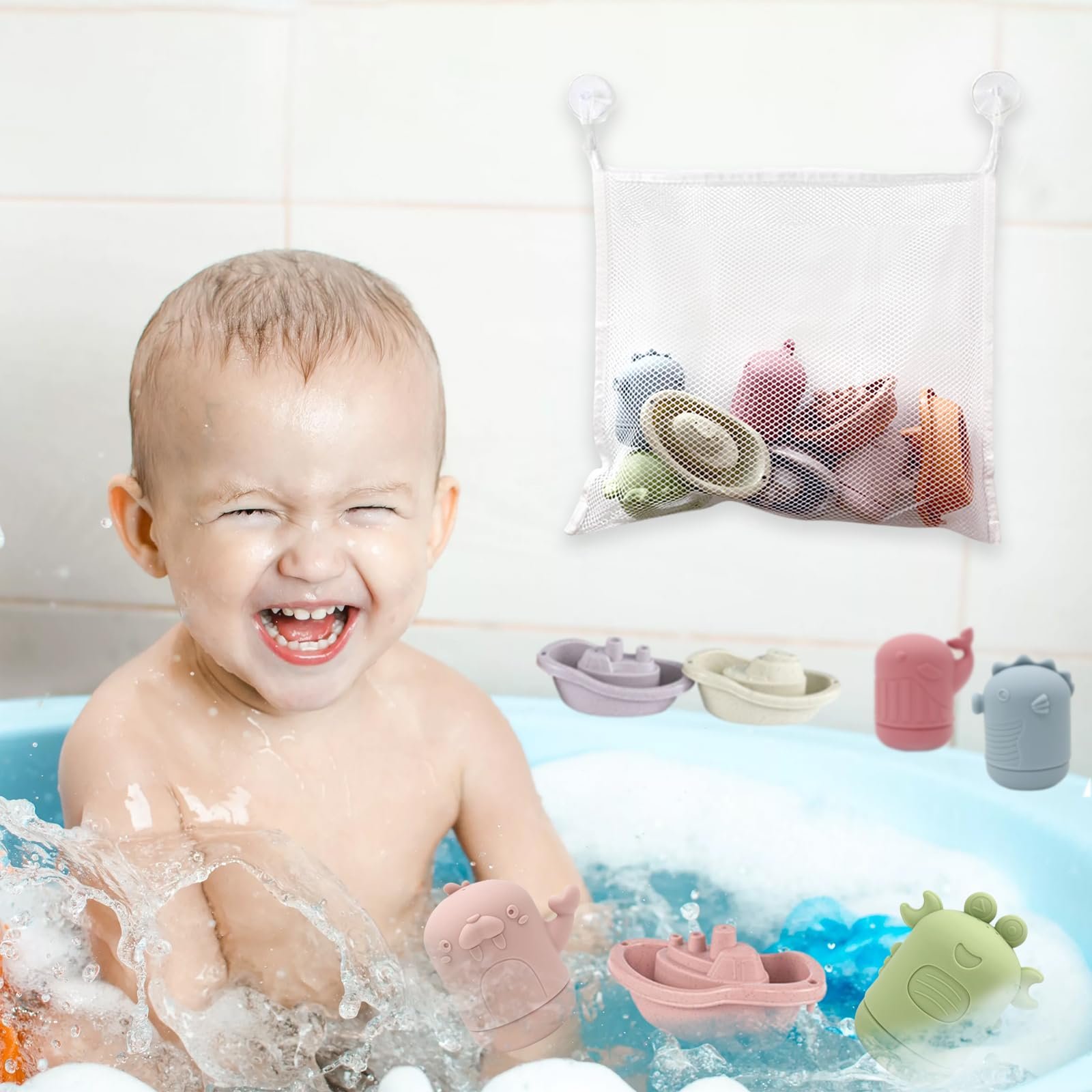 Игрушки для ванны 8 шт, фото №6