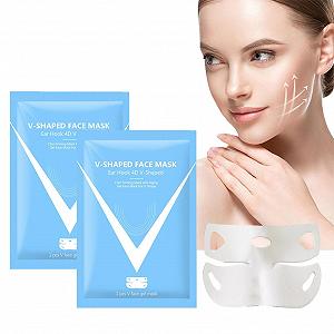 Маска Bloskin для подбородка, многоразовая, для лифтинга лица V-Line (2 упаковки) - Фото 1