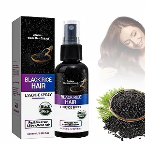 Спрей для росту волосся з водою з чорного рису 60 мл - Фото 1