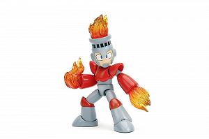 Фигурка Jada Toys Mega Man FIRE Man, 11,5 см - подвижная коллекционная фигурка из серии видеоигр Megaman с альтернативной головой, руками и аксессуарами - Фото 1