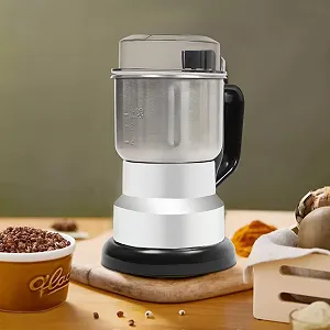 Кавомолка електрична 300 Вт Багатофункціональна з нержавіючої сталі 201 Подрібнювач кави та спецій synthetic.ua - Фото 1