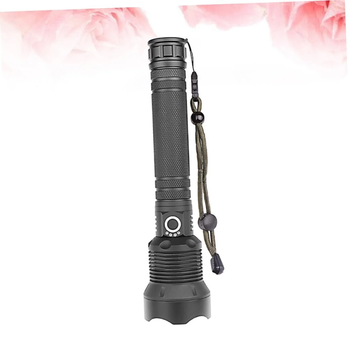 Ліхтар NUOBESTY USB акумуляторний LED з індикатором заряду, телескопічним зумом, компактний, міцний, багатофункціональний для кемпінгу, фото №7