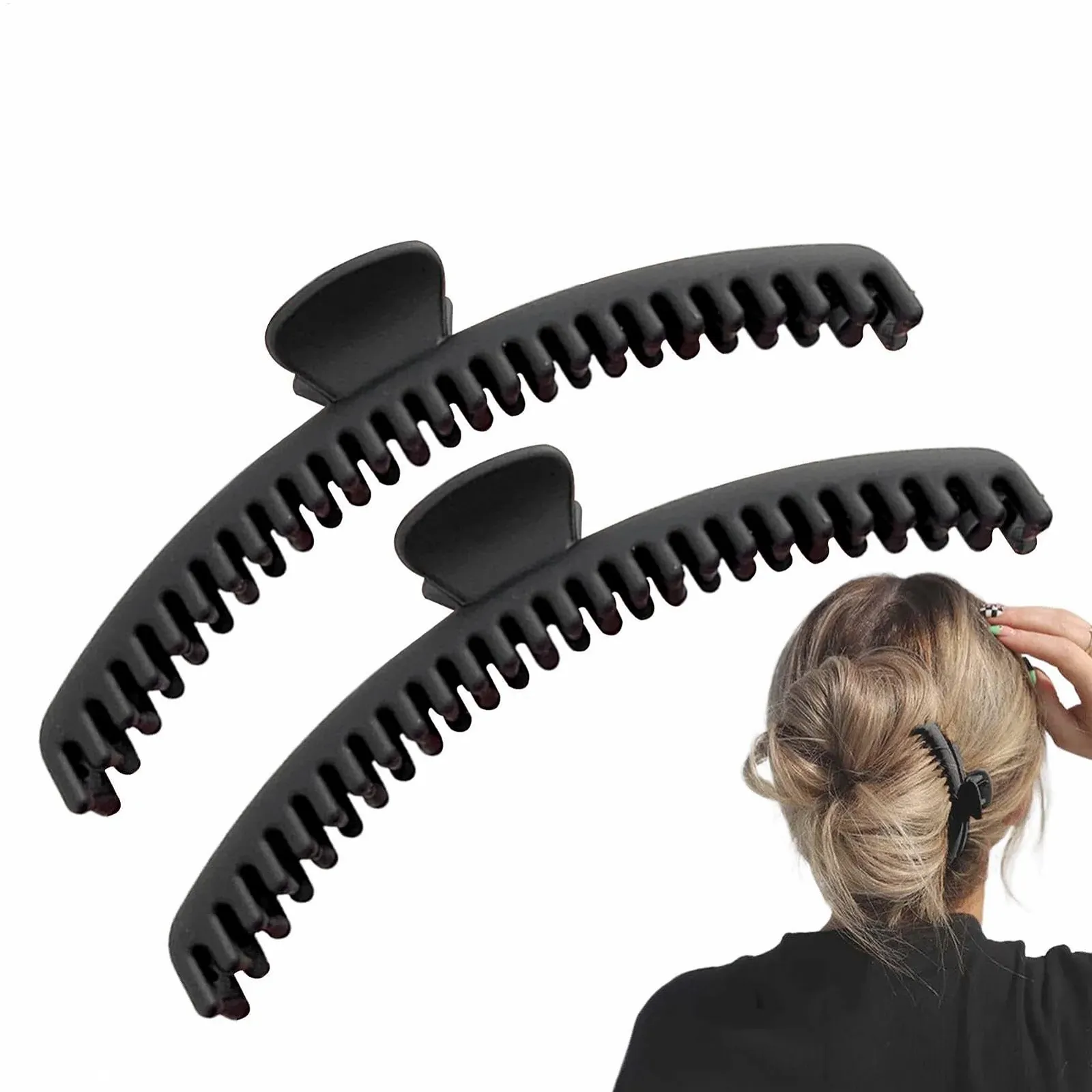 Заколки для волос Банан Тонкие шпильки для волос Сильный захват Модный дизайн Компактные держатели для волос, фото №8 Заколки для волос Банан Тонкие шпильки для волос Сильный захват Модный дизайн Компактные держатели для волос, фото №8