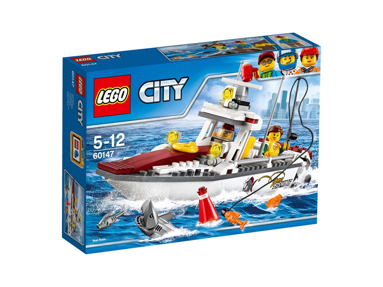 Конструктор LEGO City 60147 Рибальський катер, фото №1