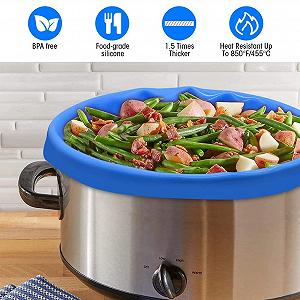 Вкладиші Fxndknjks Slow Cooker Liner 2 предмети (червоний + синій) synthetic.ua - Фото 1