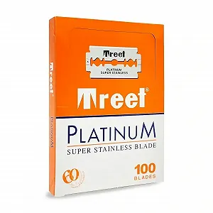 Лезвия для бритья Treet Platinum 100 шт. synthetic.ua - Фото 1