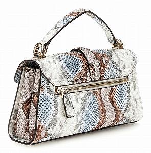 Сумка з верхньою ручкою GUESS Queensland Flap Misty Blue Multi synthetic.ua - Фото 1