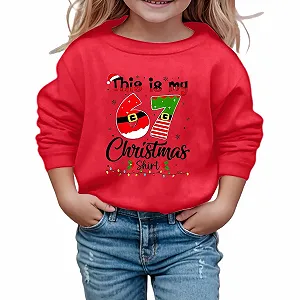 Пуловер для дівчинки Повсякденний та модний - Фото 1