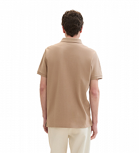 Поло Tom Tailor Basic 1031006XX31089 Светло-коричневый S synthetic.ua - Фото 1