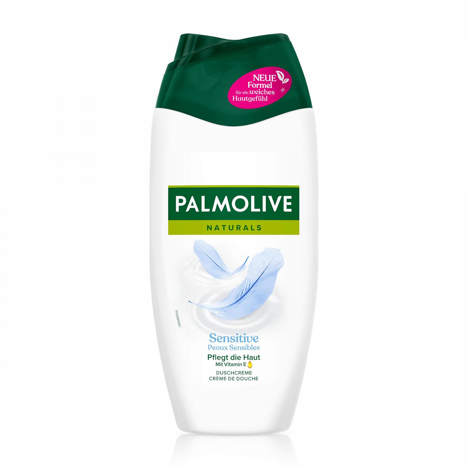Крем-гель для душа Palmolive Naturals Sensitive увлажняющий с молочком 6 х 250 мл, фото №2