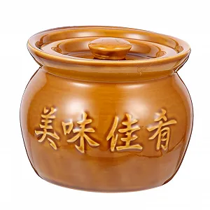 Горщик для запікання Ciieeo керамічний 400 мл з кришкою термоізоляційний - Фото 1