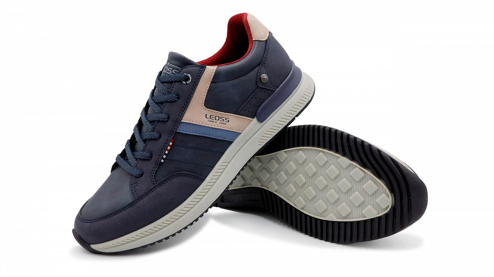 Кросівки LEOSS ORIGINAL Вінтажні Чоловічі З PU Шкіри для Ходьби Повсякденні, фото №5