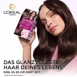 Фарба для волосся L'Oréal Paris Casting Crème Gloss 500 Світло-коричневий synthetic.ua - Фото 1