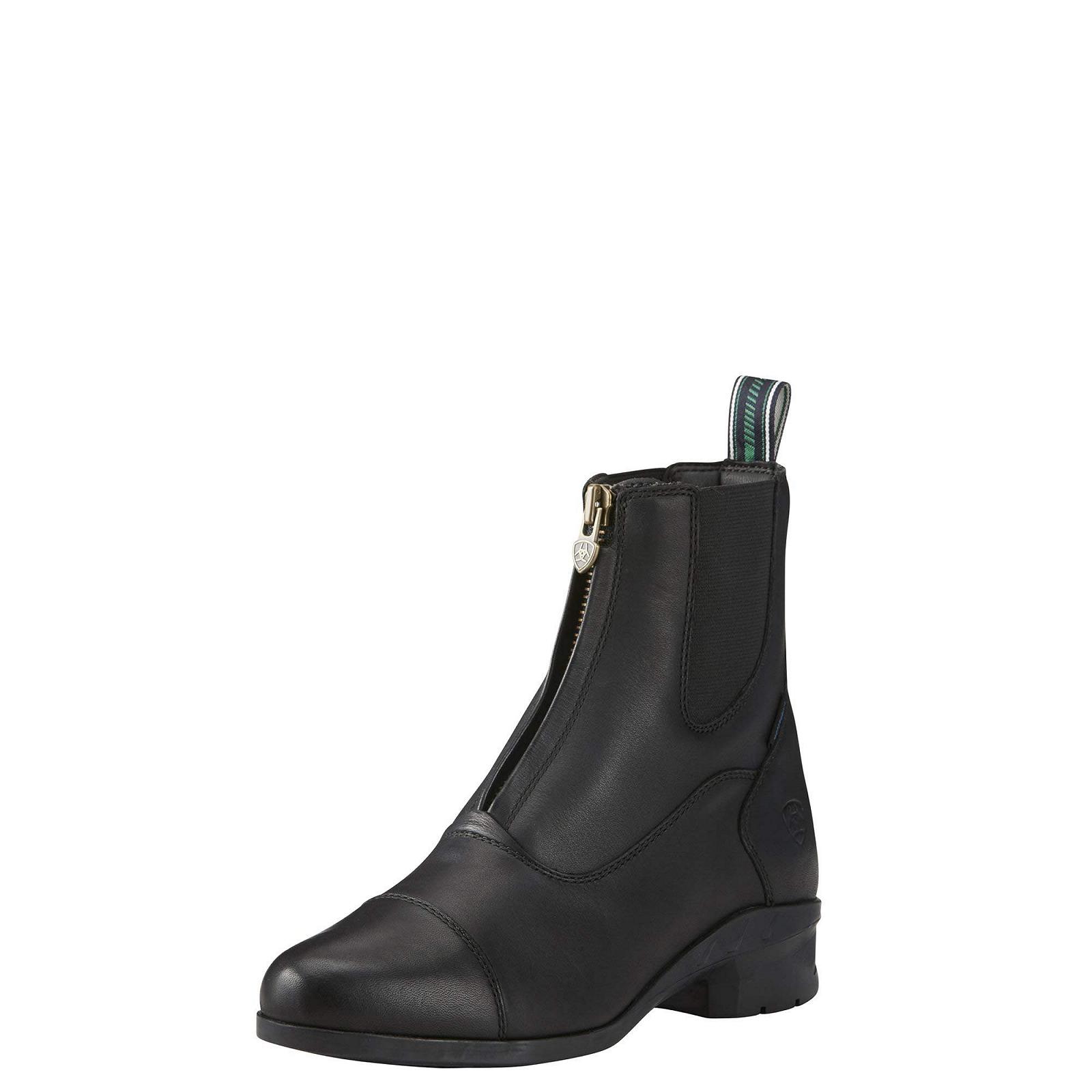 Черевики ARIAT Heritage IV Zip H2O Жіночі Короткі на блискавці Чорні, фото №1