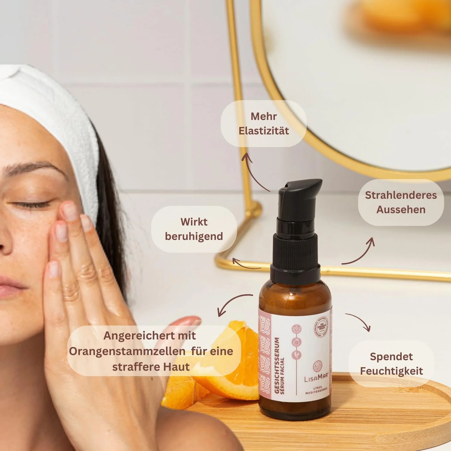 Подарочный набор косметики LisaMar для ухода за лицом в средиземноморском стиле, фото №5