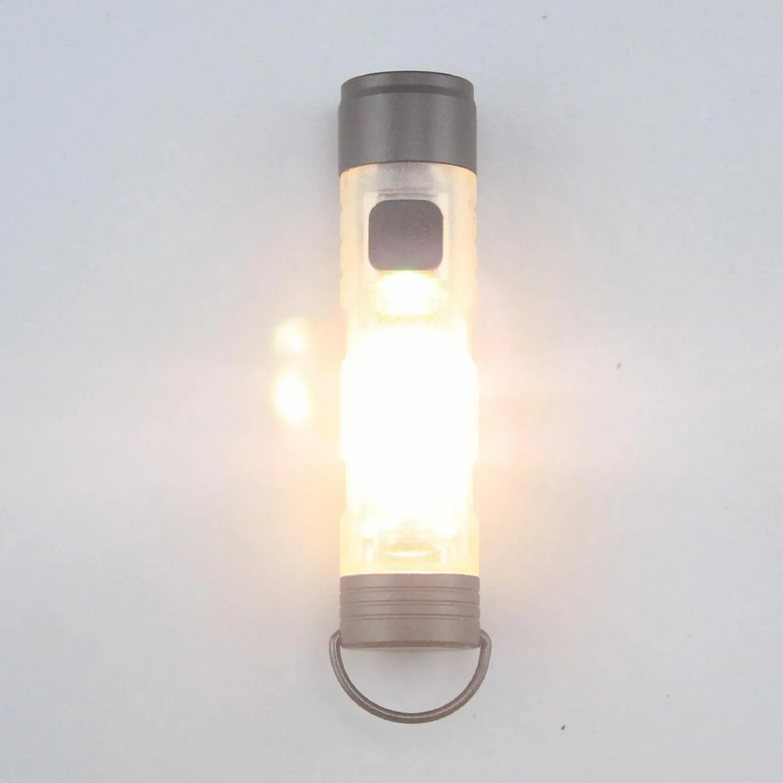 Компактный дорожный фонарик, многофункциональный фонарик-брелок, USB зарядка, карманный фонарик, водонепроницаемый фонарик-брелок, портативный фонарь для кемпинга, фонарик для походов, легкий светодиодный фонарик, фото №3