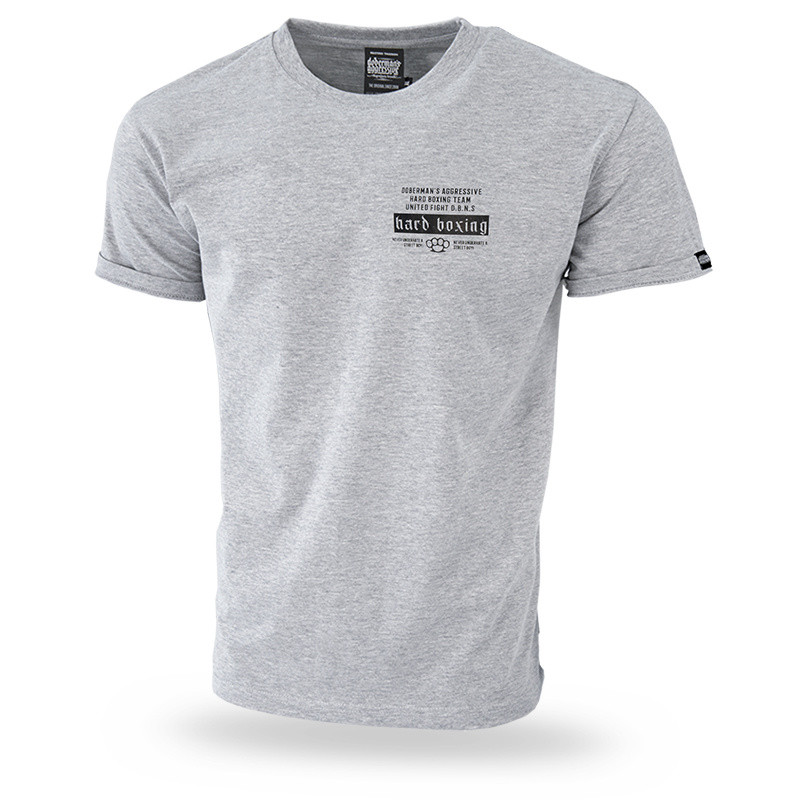 Мужская футболка серая Dobermans Aggressive Hard Boxing TS315EGY XL, фото №2