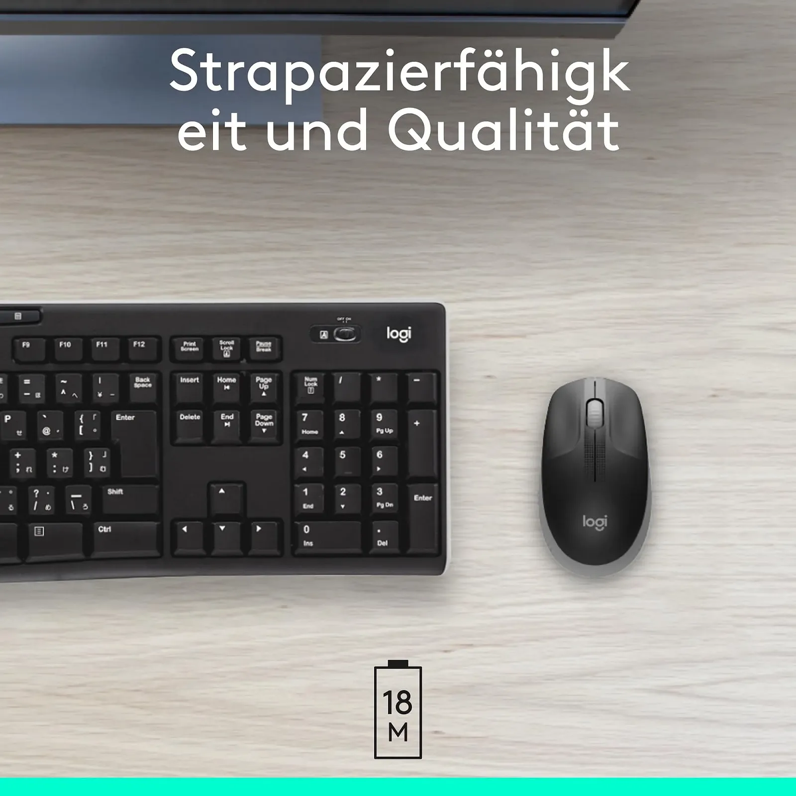 Миша Logitech M190 Бездротова Сіра, фото №5