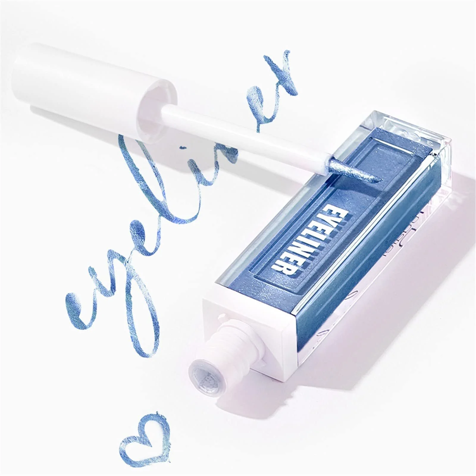 Підводка для очей Рідка Швидковисихаюча  3 мл (світло-блакитний), фото №7