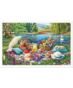 Пазл PieceRelax Image World Colourful Lake House [H3518] 1200 елементів 58.9 x 44.7 см synthetic.ua - Фото 1