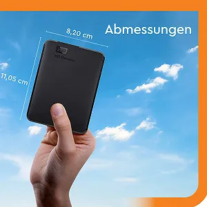 Зовнішній жорсткий диск WD Elements Portable WDBU6Y0030BBK-WESN 3 TB USB 3.0 Black synthetic.ua - Фото 1
