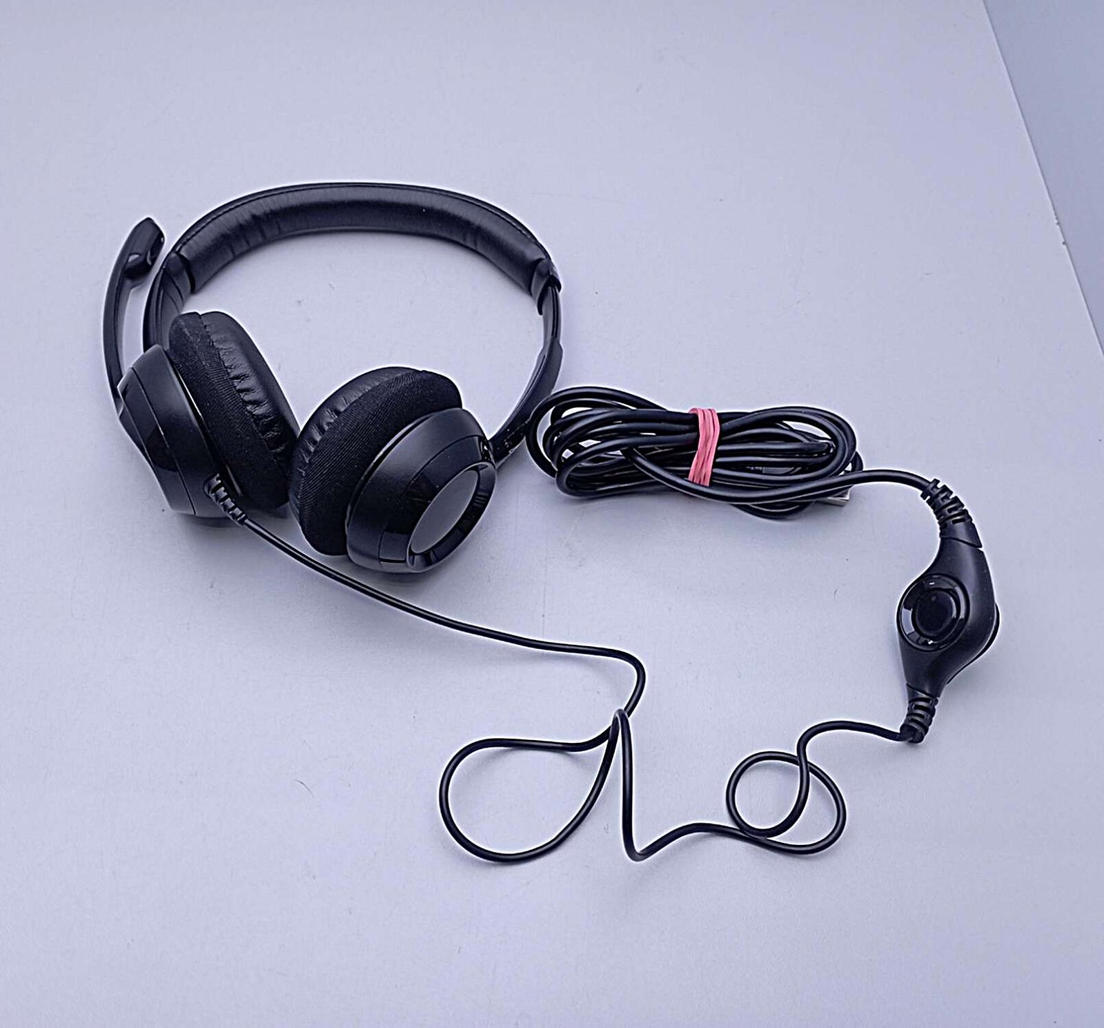Компьютерные гарнитуры Logitech Stereo Headset H390 Black, фото №1