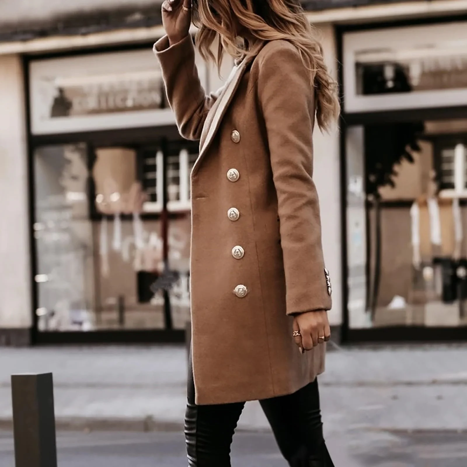 Пальто Yowablo Вовна, фото №3