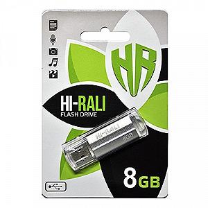 USB флеш-накопитель 8 ГБ Hi-Rali Corsair Series Silver HI-8GBCORSL - Фото 1