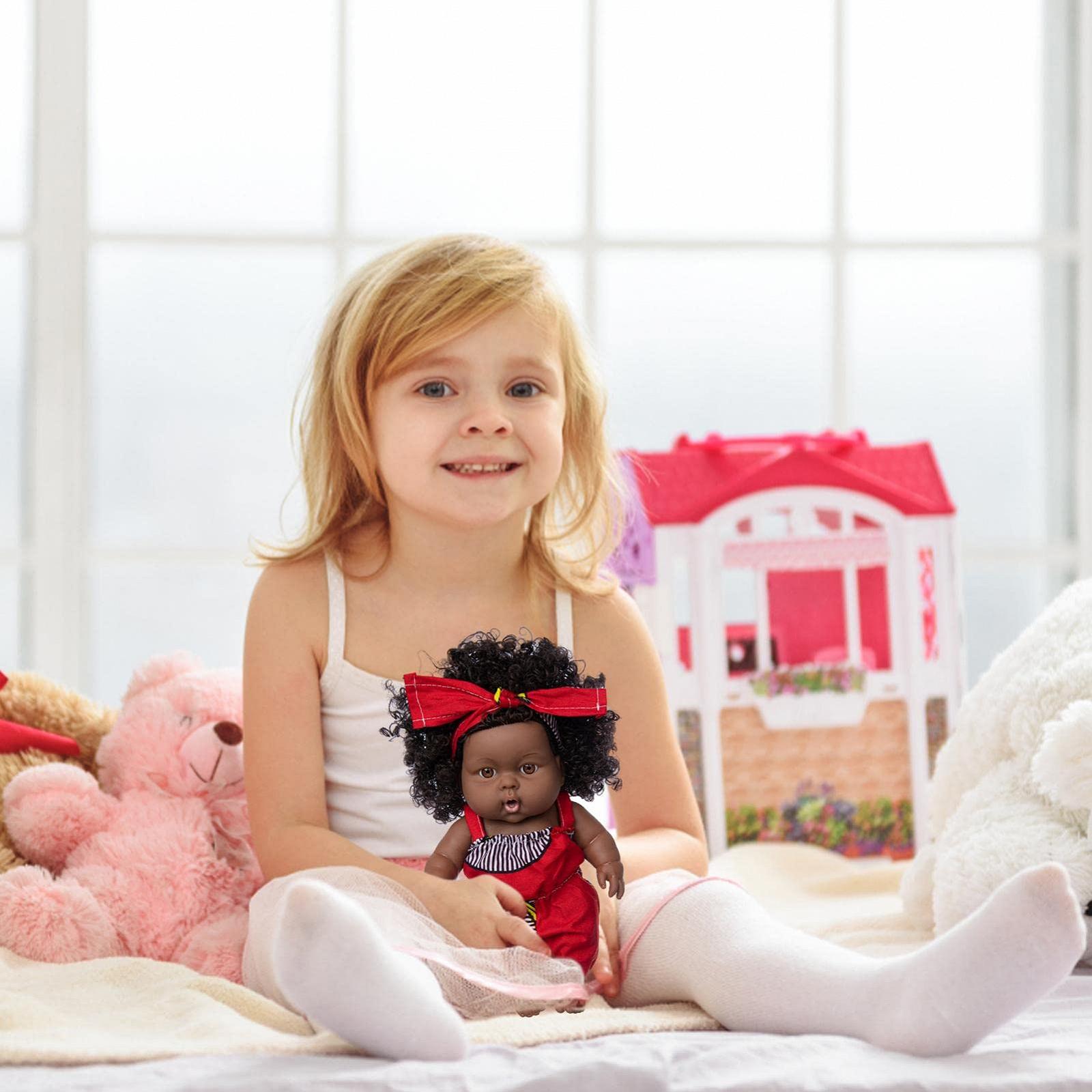 Кукла Baby Black Детская Девочка Африканская 8 дюймов, фото №3