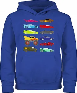 Худі Shirtracer Дитячий трактор екскаватор та інше Racing cars and trucks для дівчат та хлопчиків - Фото 1