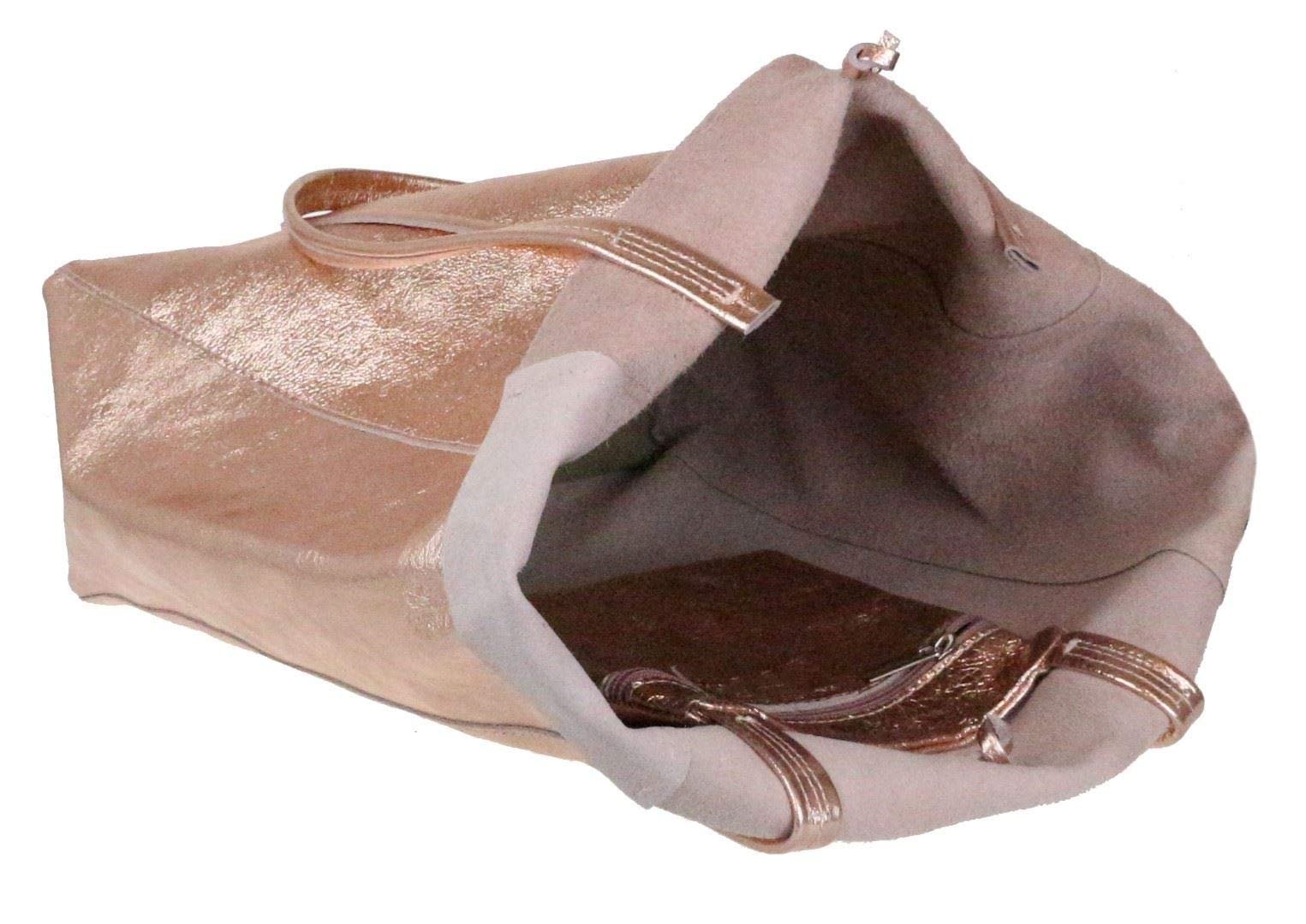 Женская сумка с открытым верхом из натуральной кожи Girly Handbags, фото №4