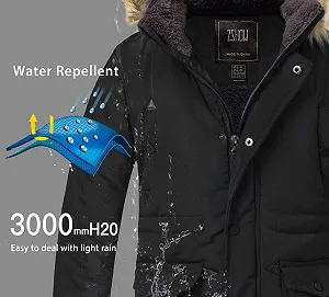 Куртка ZSHOW Зимова Бавовняна Утеплена Водовідштовхувальна synthetic.ua - Фото 1