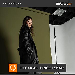 Телескопічна нижня штанга Walimex pro 120-307 см Чорний synthetic.ua - Фото 1